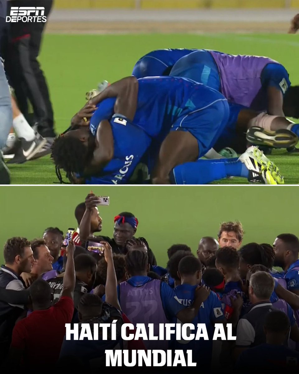 ESPNDeportes's tweet image. Haití regresa a una Copa del Mundo por primera vez desde Alemania 74.🇭🇹⚽️🏆