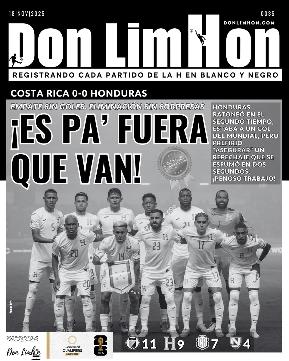 gersongomezrosa's tweet photo. - ¿Estamos en buenas manos? 
- ¿Duele igual cuando ya sabías desde el inicio el final de este ciclo? 
- ¿Por qué ratoneamos tanto cuando un gol nos metía en el mundial? 

Bueno... 
Tercer FRACASO consecutivo de la "familia del fútbol". https://t.co/TJuxt0Gw7a