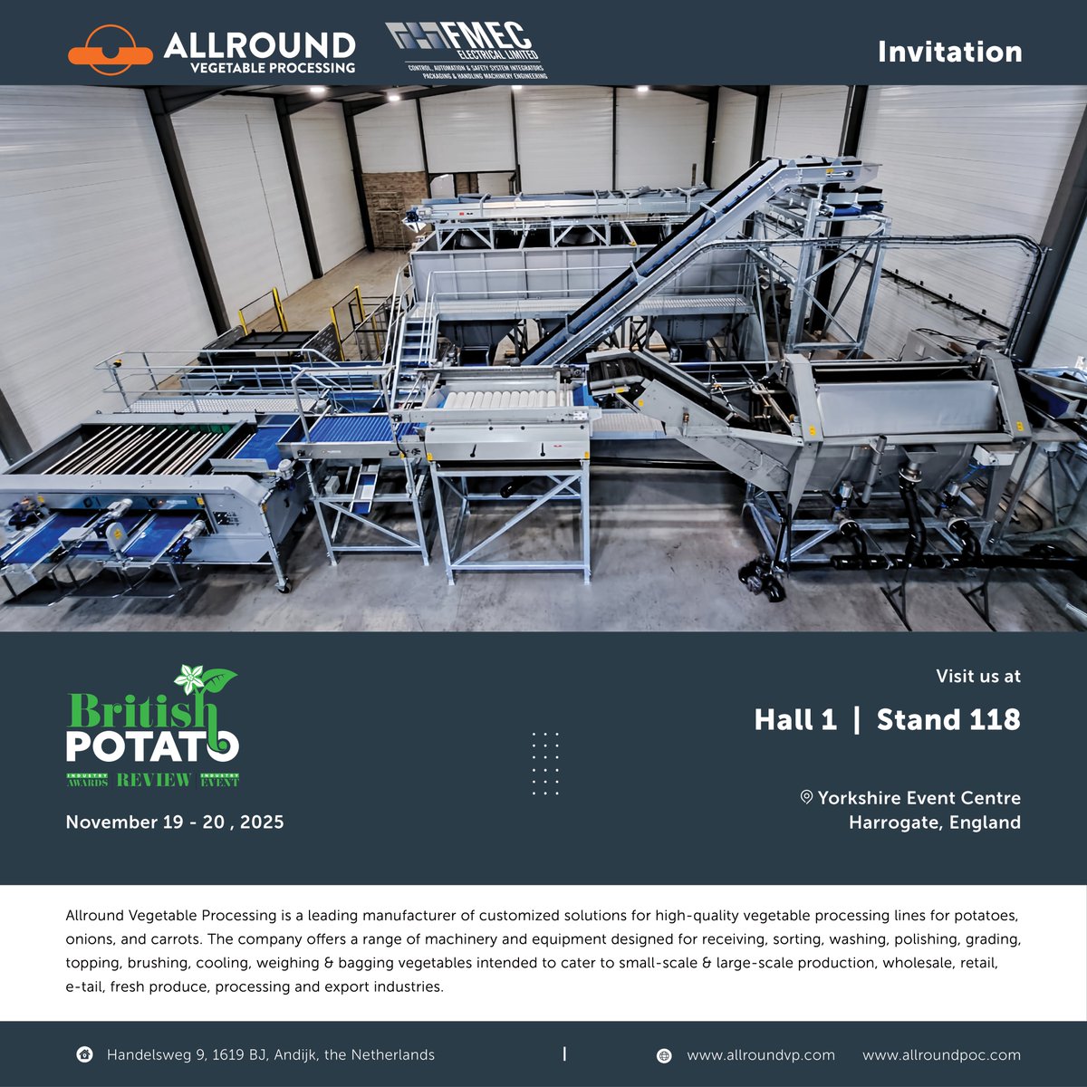 Allround Vegetable Processing tweet media