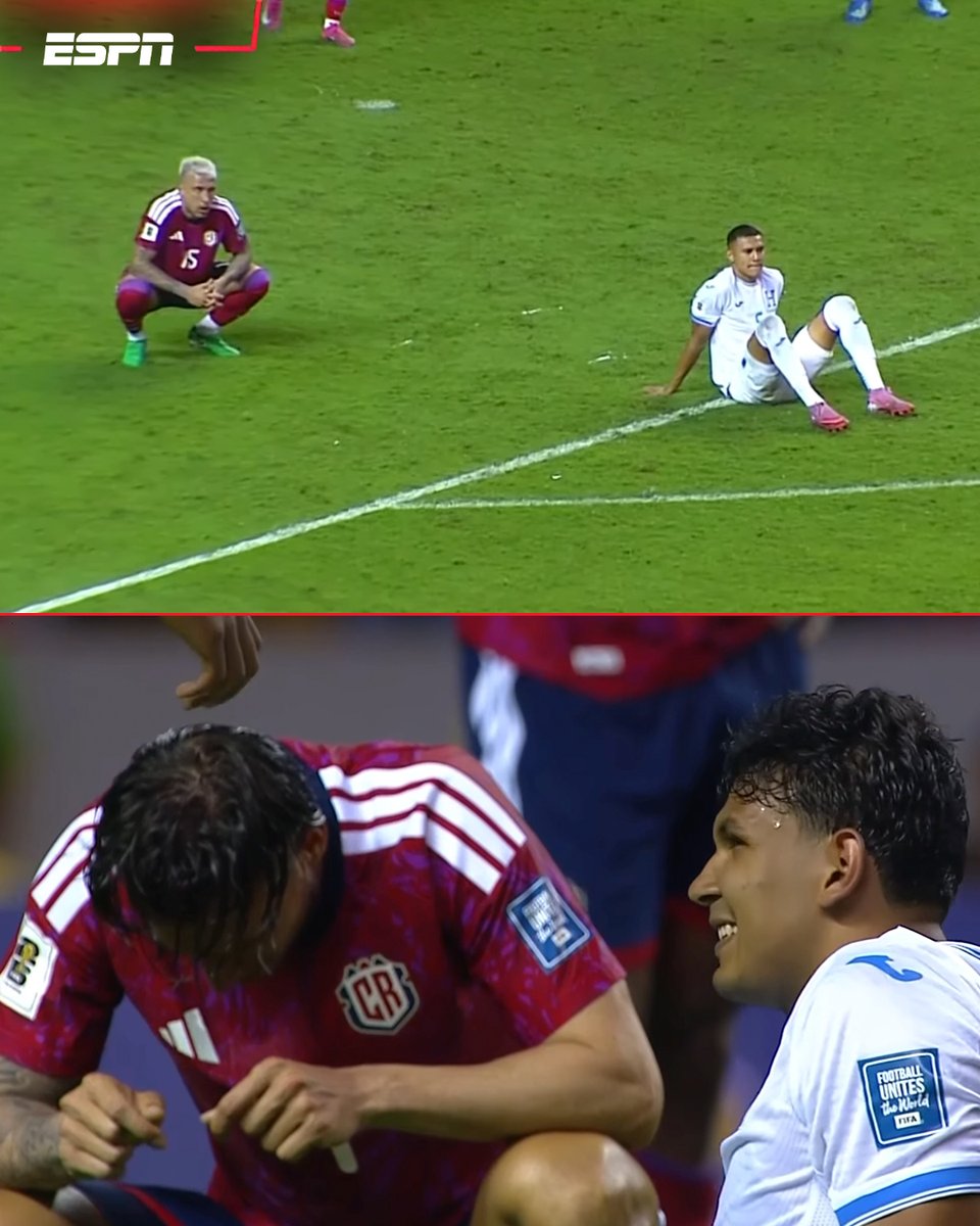 ESPN_CENAM's tweet photo. Silbidos, tristeza y lágrimas😭💔 

🇨🇷🇭🇳Costa Rica y Honduras se despiden de la eliminatoria sin posibilidad alguna al 2026❌ https://t.co/qu30ODVDsR