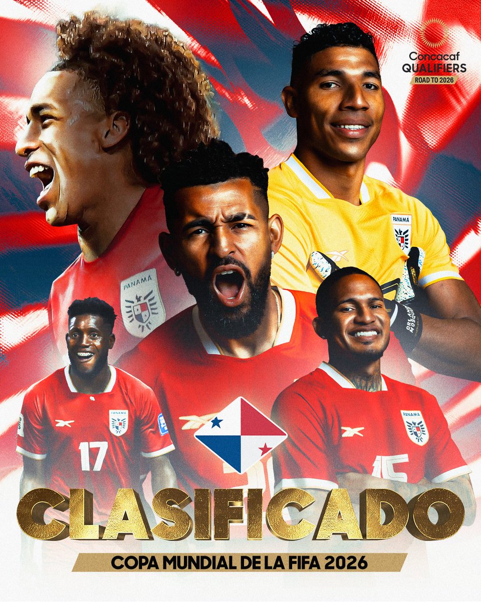 Alerta_PMA's tweet photo. #Panamá🇵🇦 vence 3-0 a El Salvador y consigue el boleto a su segundo mundial de fútbol. #United2026⚽��� https://t.co/UXNYZdsho9