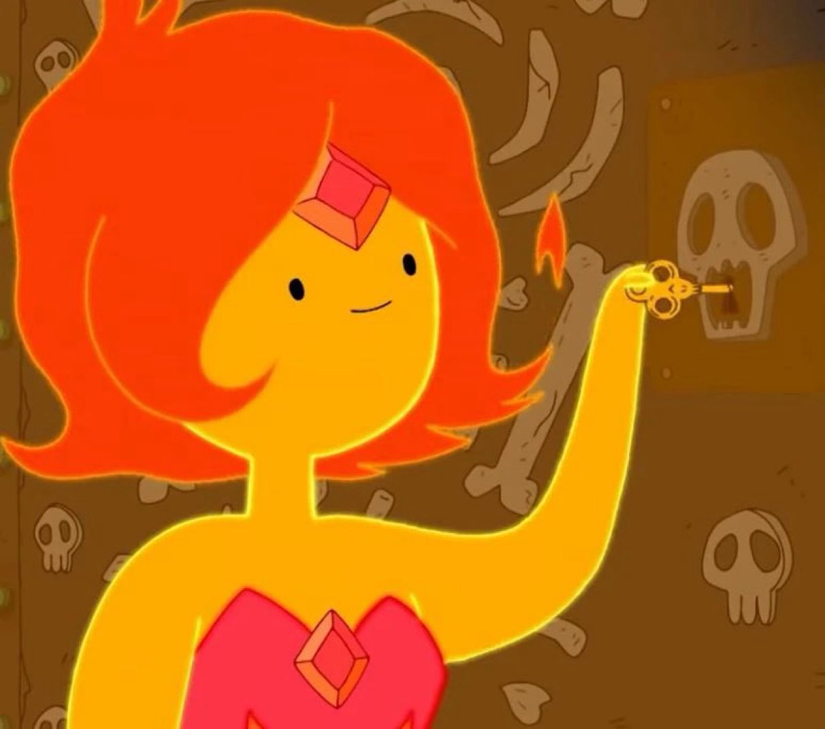 davidmarchie's tweet photo. Here’s to Flame Princess! 👑 🔥 #NationalPrincessDay #adventuretime https://t.co/2JYM6M6bfC