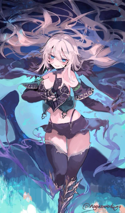 skebでキャラデザしたモンスター娘 リッチちゃん