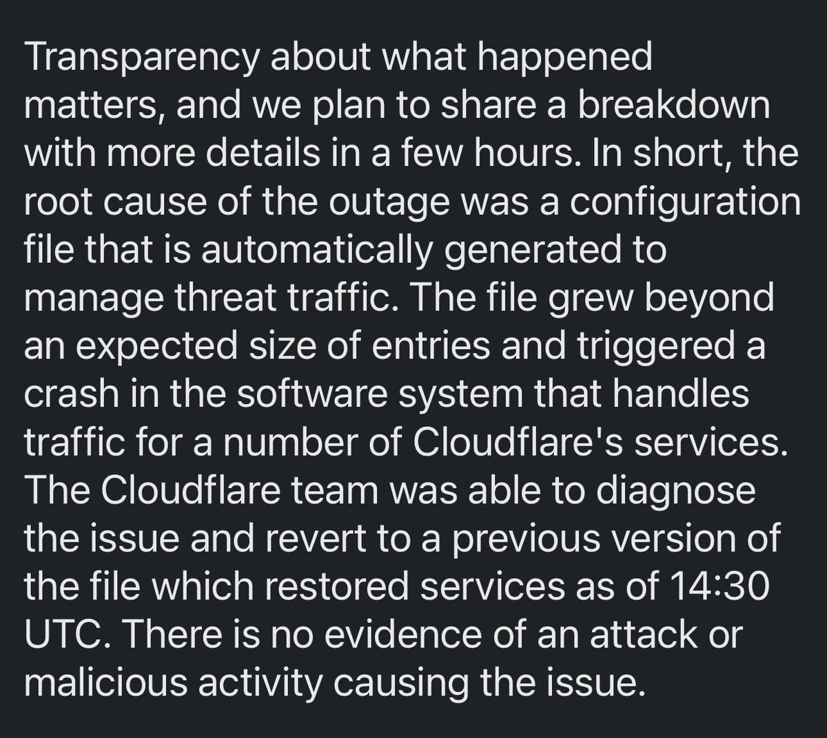 brysonbort's tweet image. So... Cloudflare that stops DDOS.

DDOS&apos;d itself?