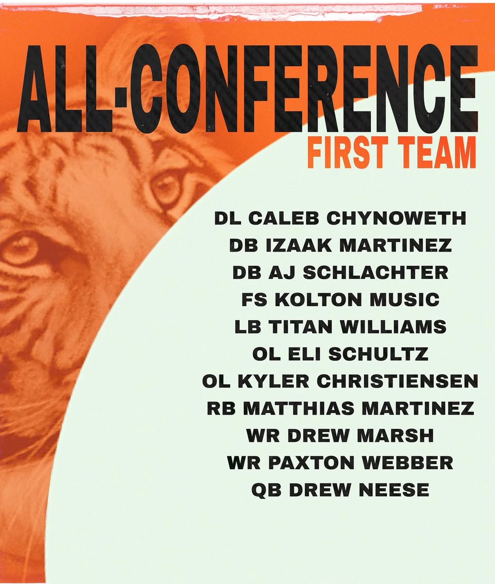 CalebChyno53's tweet photo. Incredibly happy to announce I made first team all conference! https://t.co/Zyyp2Xi8Uf