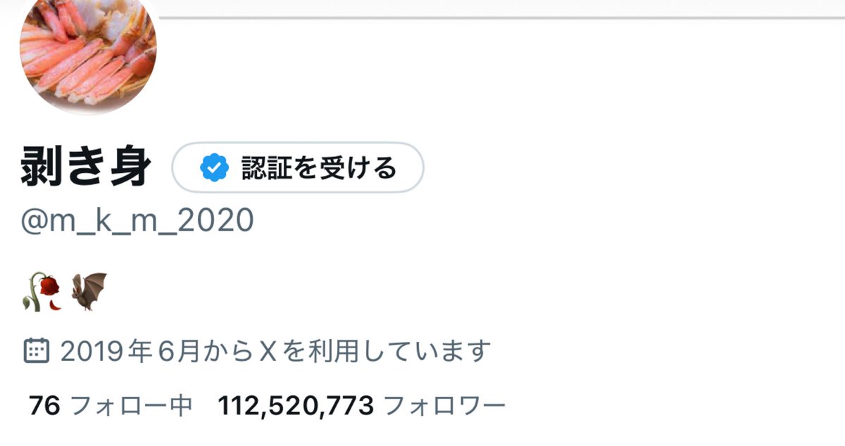 Twitterバグっていて少しの間
フォロワー1億人になったのを見て下さい