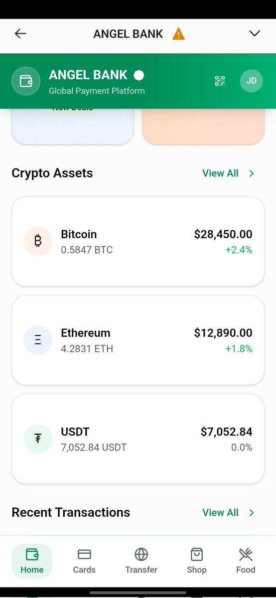 CryptoShahil's tweet image. Angel Bank Testnet now supports GCV ❤️
This platform is an online bank that 
handles all types of cryptocurrency payments to mobile electronic accounts.🏦

Attention, pioneers 🙏

For safety reasons ,I recommend not entering your passphrase ⚠️
#pinetwork #pi #picoin #pinews