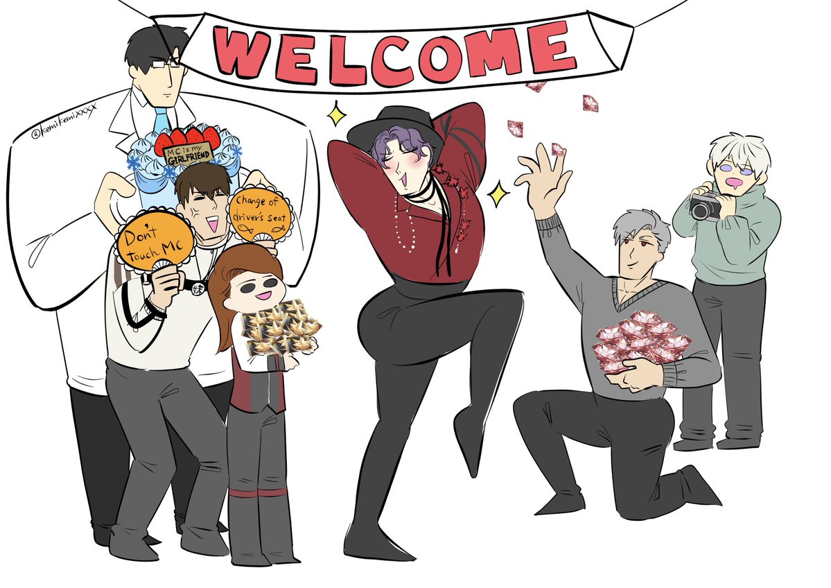 #LoveandDeepspace 
#恋と深空二次創作 

They're finally here!!!!!