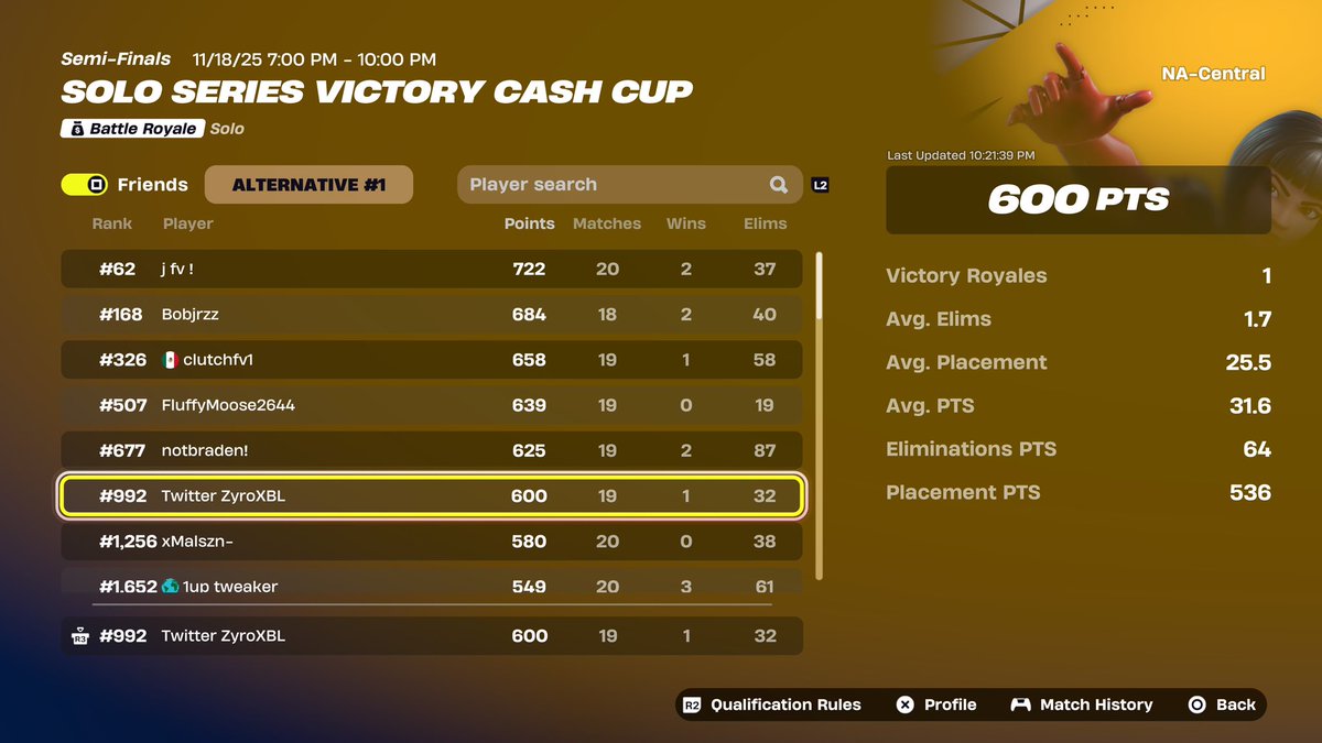 Qualed solo series finals not even close 😂