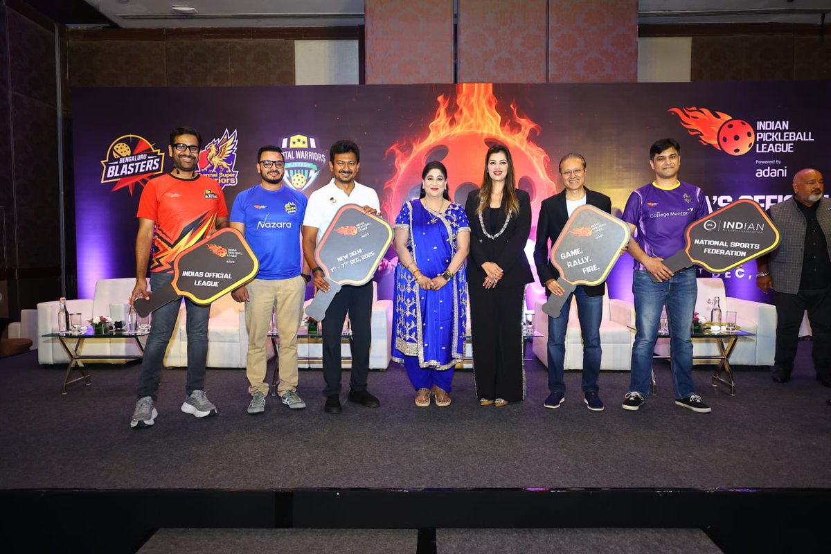 vineetjaintimes's tweet image. The team logos and brands of the  Indian pickleball league were unveiled . The official league starts on 1st December in New Delhi . Get all the news on pickleballnow.in website and insta handle .  #pickleball #ipbl @Pickleballnowin #pwr