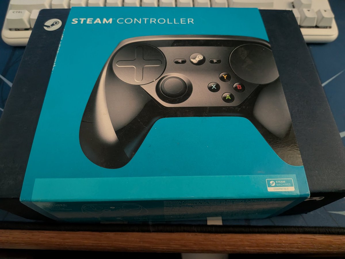 I think it's time I pull out the OG steam controller. Haven't touched it in ages.