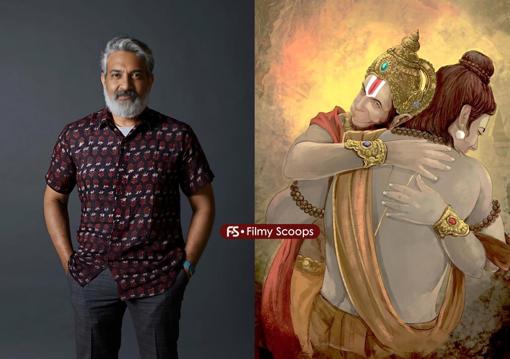 Filmyscoopss's tweet photo. #SSRajamouli is reportedly considering a Tamil hero for the role of Lord Hanuman in Mahesh Babu’s Varanasi. It would be even more exciting if SSR convinces a top Telugu hero to play Lord Rama.

#MaheshBabu | #Varanasi https://t.co/BXBSBnnmQG