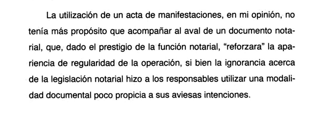 Otro fragmento del informe que publicamos sobre los documentos "absolutamente falsos" que se entregaron al Ministerio de Defensa: "apariencia de regularidad", "ignorancia acerca de la legislación  notarial" y "aviesas intenciones".
ladiaria.com.uy/politica/artic…