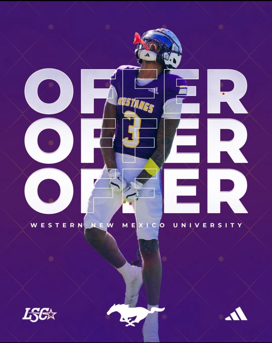 After a great call with <a href="/Coach_Ayon12/">Frank Ayon</a> I am blessed to receive a scholarship to further my education and play football at Western New Mexico university