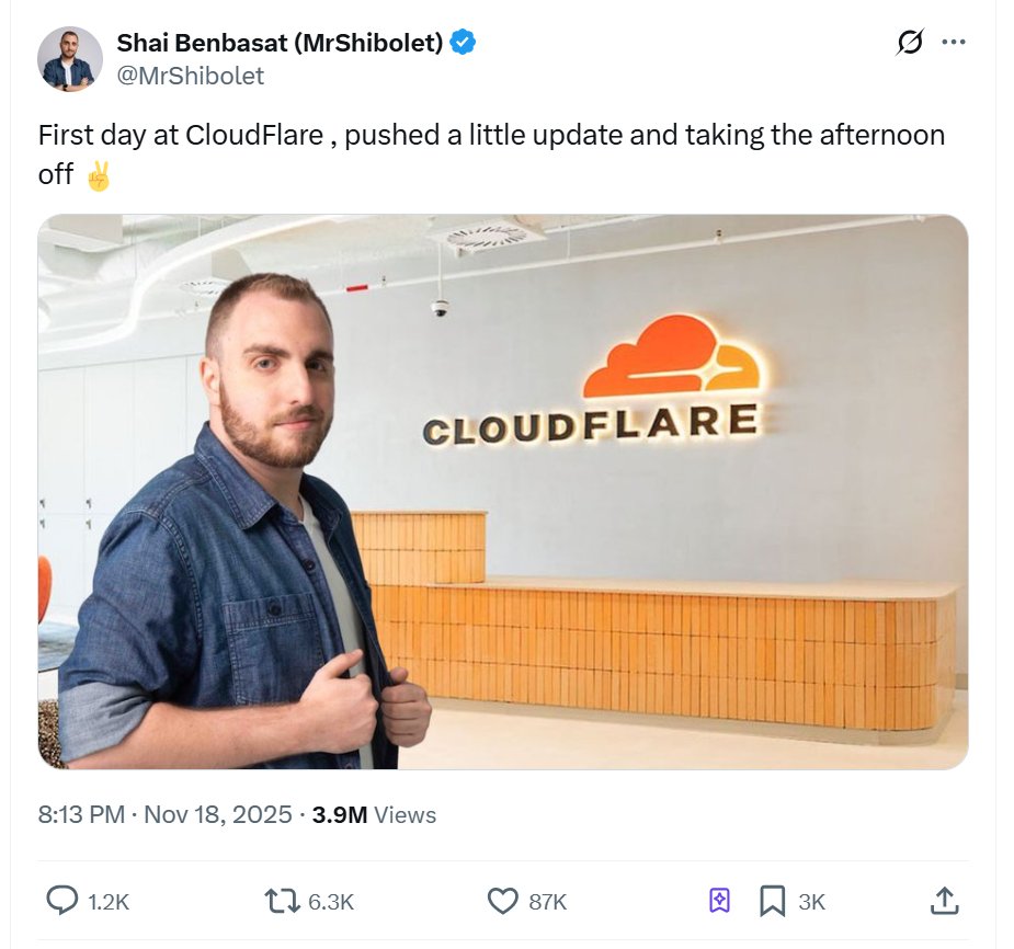 sketchflow_ai's tweet image. Why does Cloudflare go down? 
Same reason the rest of us do: bad decisions, unexpected attacks, and occasionally just… vibes. 😂 One wrong config and half the internet face-plants. When Cloudflare trips, we all stub our digital toes.