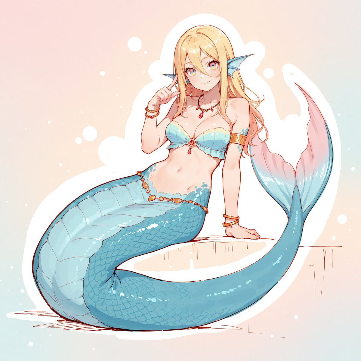 Popo530A99665's tweet image. マーメイド？
#StableDiffusion
#AIart