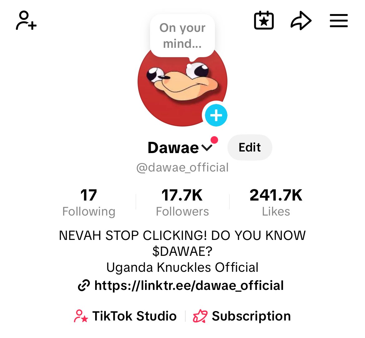 Uganda is ready for The Great Meme Reset 2026

DO YOU KNOW $DAWAE?

Follow us on TikTok: 
tiktok.com/@dawae_official