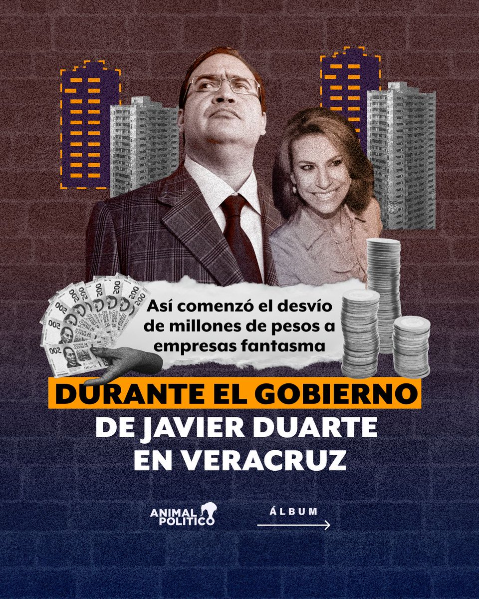 🚨 La investigación de Animal Político reveló que durante la gestión de Karime Macías, esposa de Javier Duarte, en el DIF-Veracruz se entregaron más de $415 millones de pesos a una red de 33 empresas fantasma.

🔗  buff.ly/ZRWhyQO
