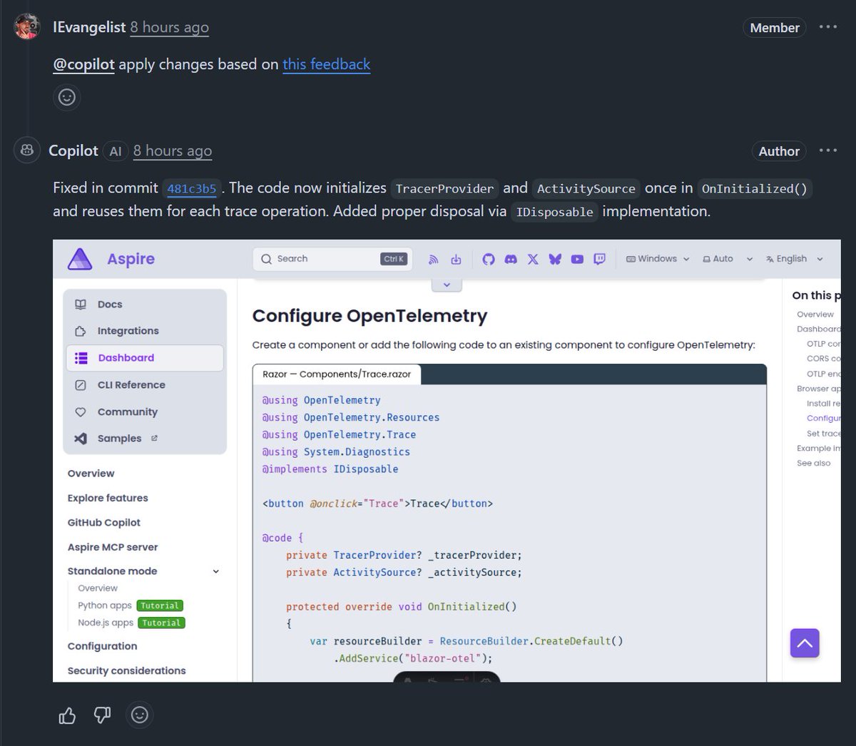 davidpine7's tweet image. 🤯 Damn! 

I&apos;m not going to lie, @GitHubCopilot with the @playwrightweb #mcpserver is legit next level!

#aspire @aspiredotdev