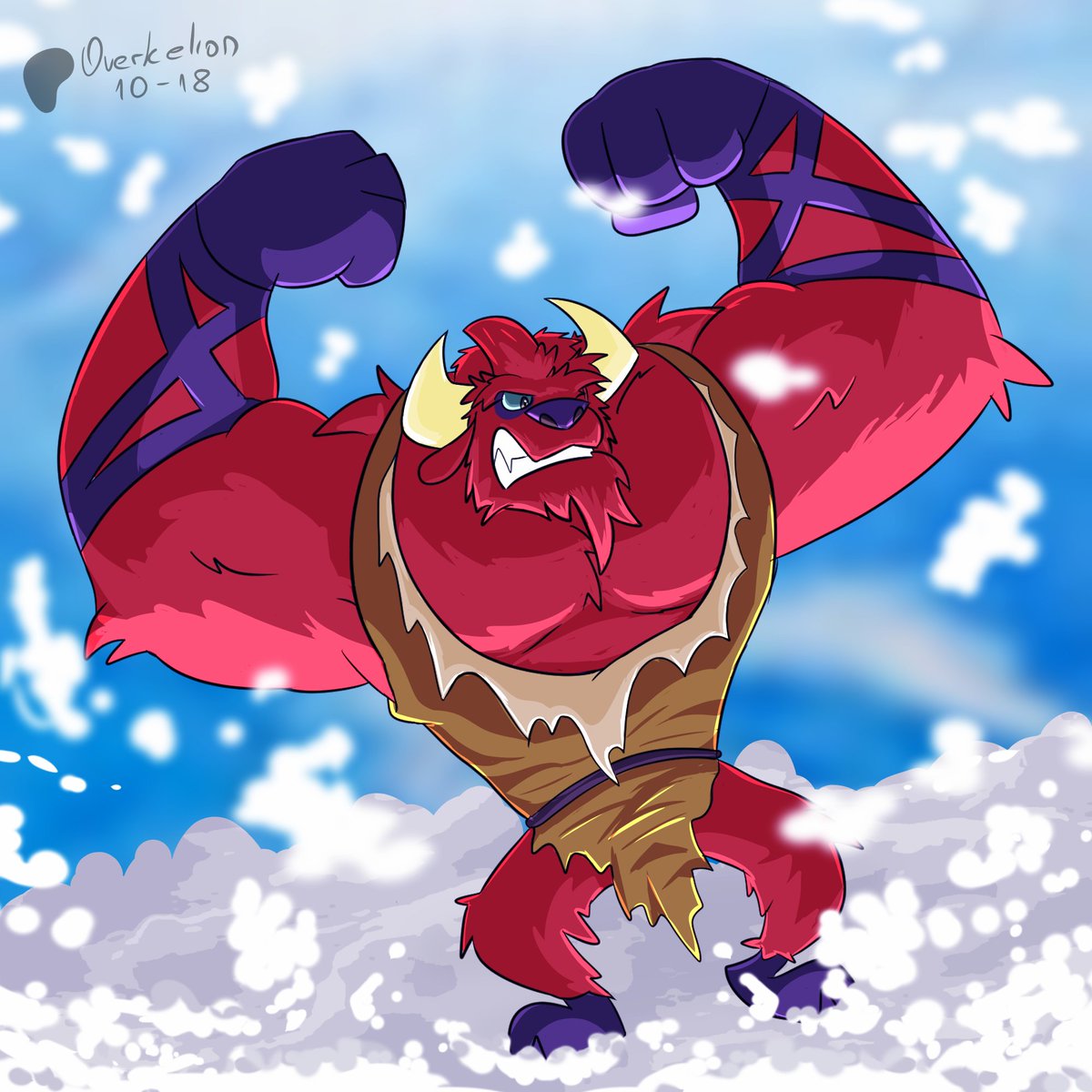 P-treon pic from last month (link in my profile)

Jean Bison from Sly Cooper 2. Yeah, when I don't know what to do I draw characters that accelerate my heartbeat :3 I did not draw all his accessories because they would blocked too much the good sights.