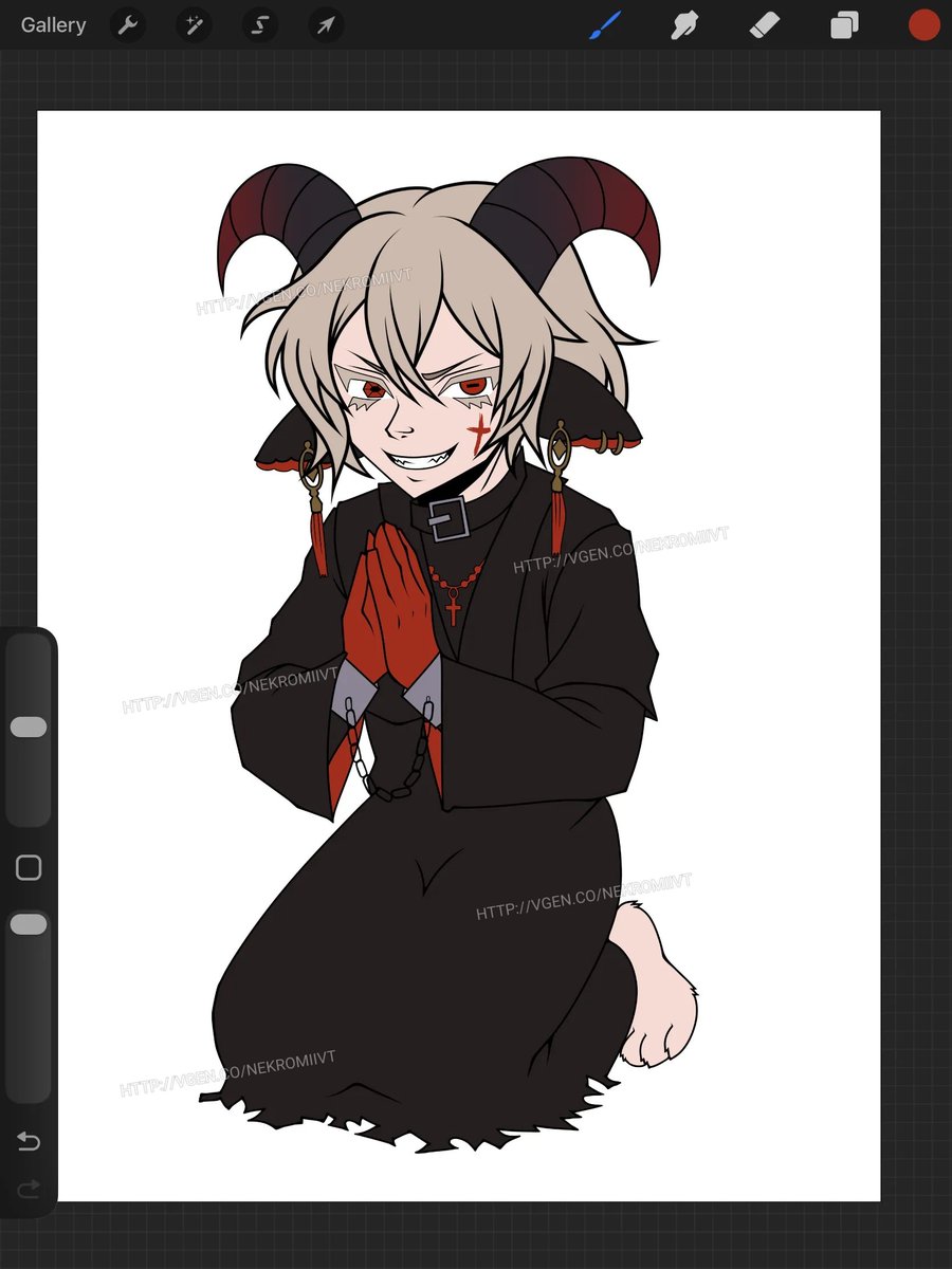 nekromiivt's tweet image. Here are some commission #wips I&apos;m workong on ♡

#vgen #vgencomm