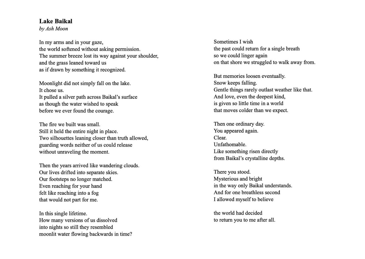 deIusioned's tweet image. —; Lake Baikal