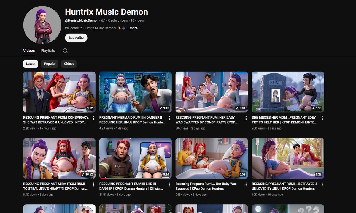 Saberspark's tweet image. Btw, thanks to generative AI, ElsaGate videos have come flooding back onto YouTube and have been overwhelming the site especially kids content 

I&apos;ve been on the platform since 2007 and I&apos;ve never seen it as bad as it is now