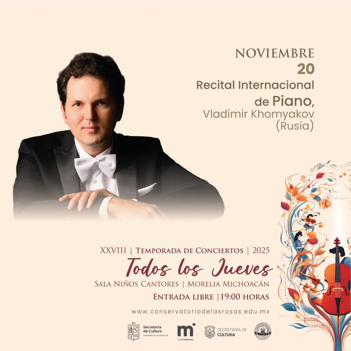 sepamich's tweet photo. Recital Internacional de Piano. https://t.co/pYfddeVZAR