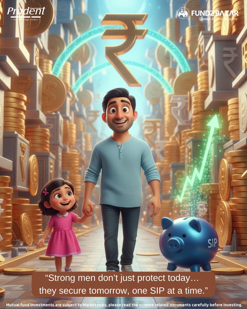 InsightInvesto2's tweet image. Real strength? Protecting today and building tomorrow, one SIP at a time. Start small, think big.  

#SIP #FinancialFreedom #InvestSmart #WealthBuilding #FamilyFirst