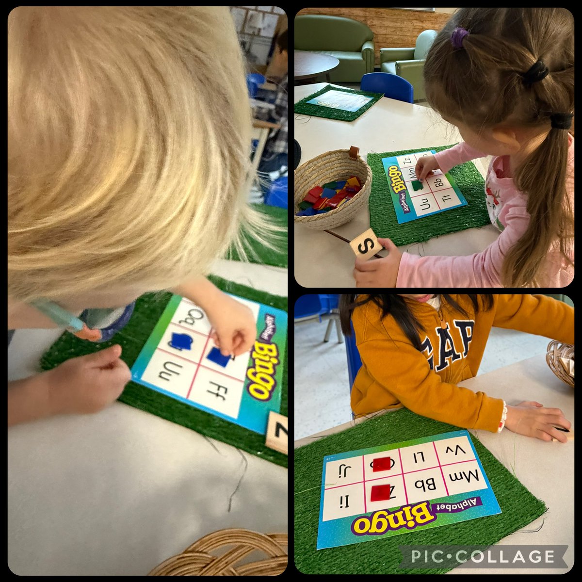 BINGO!!✨What fun we are having with Alphabet Bingo this week! Whether playing solo or in a small group, the Kinders are actively practicing letter recognition by picking letters, naming them, and excitedly hunting for them on their cards. 🔠

#ocsbKinder #ocsbLiteracy