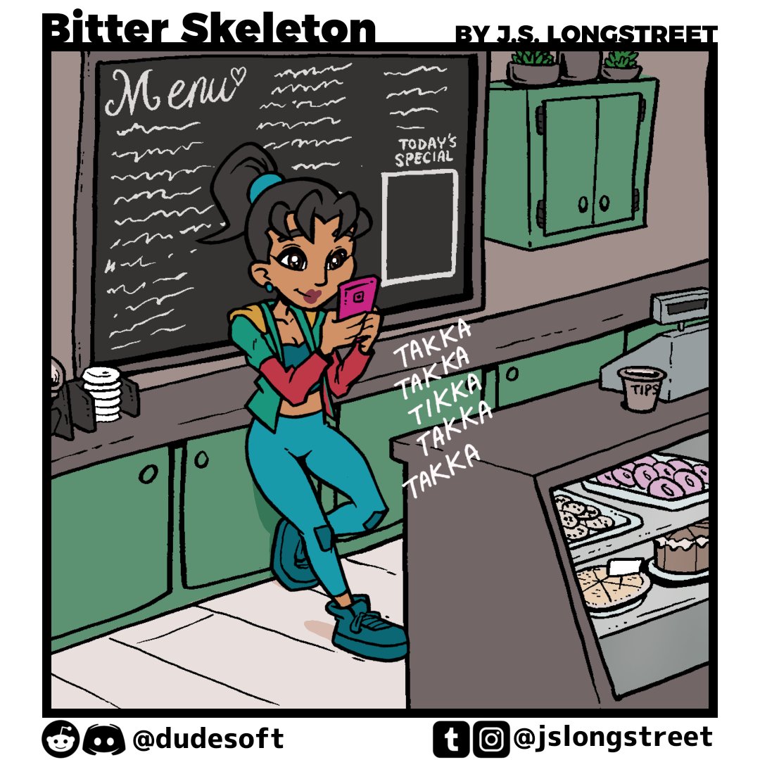 jslongstreet's tweet image. #webcomics #bitterskeleton