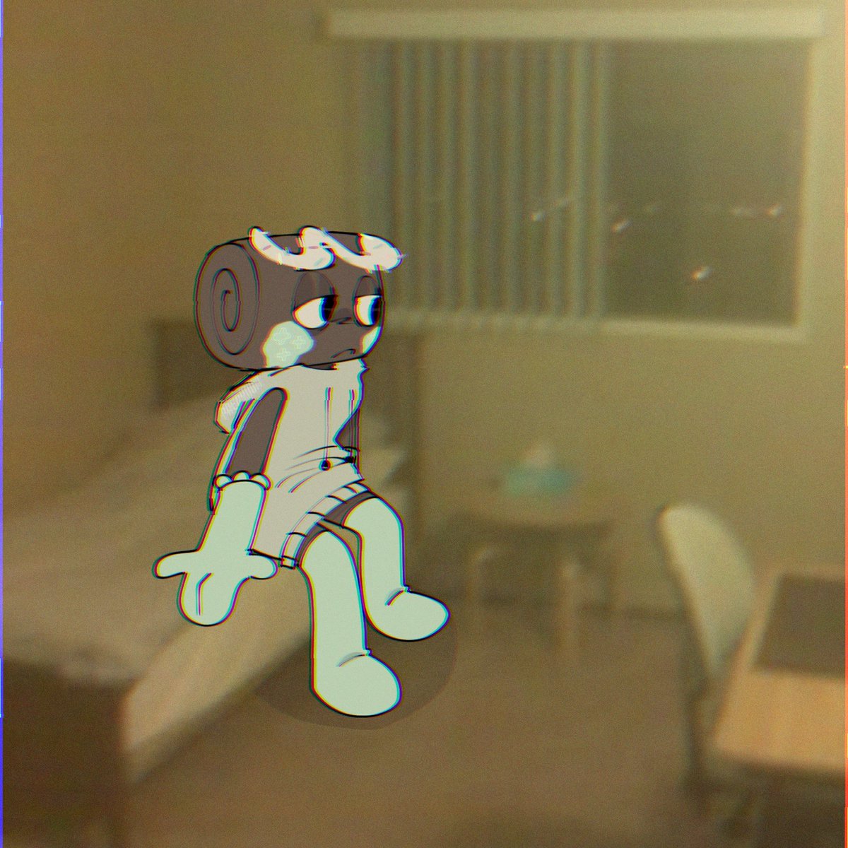 P4eddynu1t's tweet image. Haii again, this time I wanted to try to draw something new 😳😳
I dunno, I guess it can be treated like a &quot;liminal space&quot; 😅

#Homebody #Cosmosis #CWafG