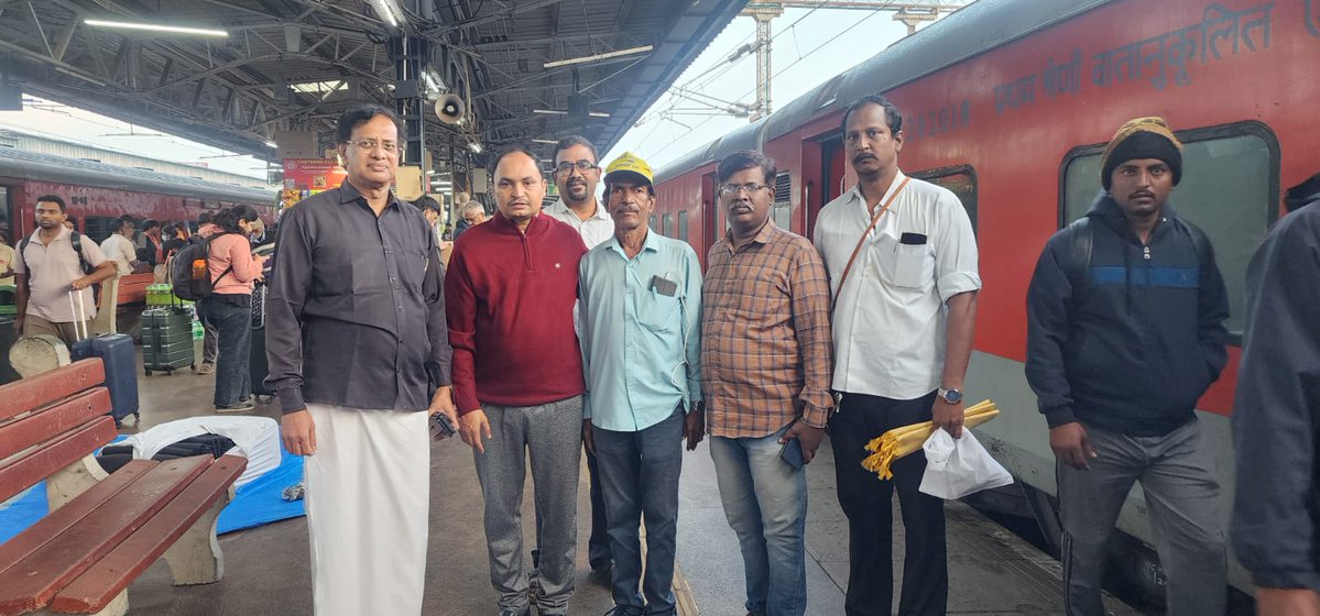 AAPTN's tweet image. Aam Aadmi Party Tamil Nadu extended a grand reception to Tamilnadu State Incharge Pankaj Singh ji