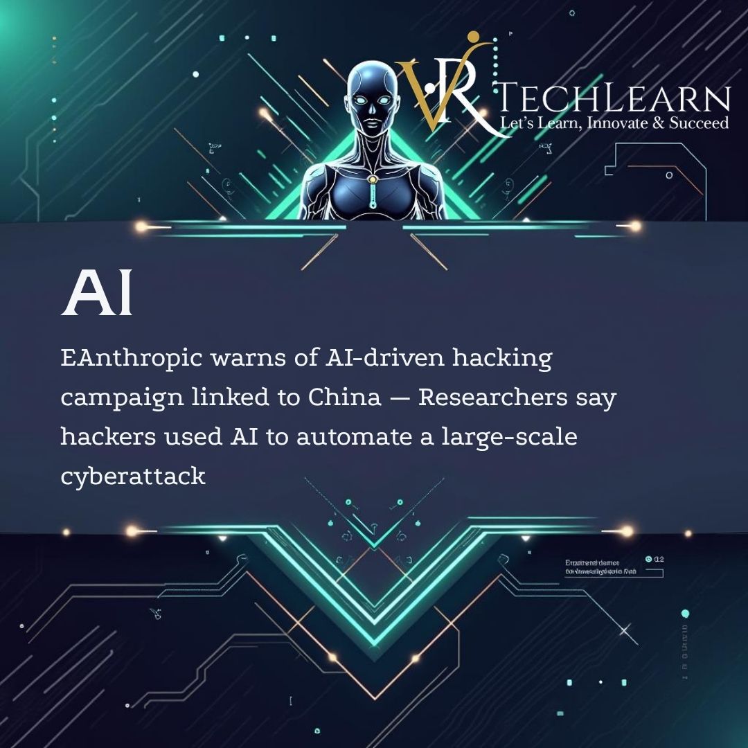 RVTechLearn's tweet image. “Learning today’s tech to build tomorrow’s future — AI, Cloud, Cybersecurity, Data. Stay curious. Stay ahead.”