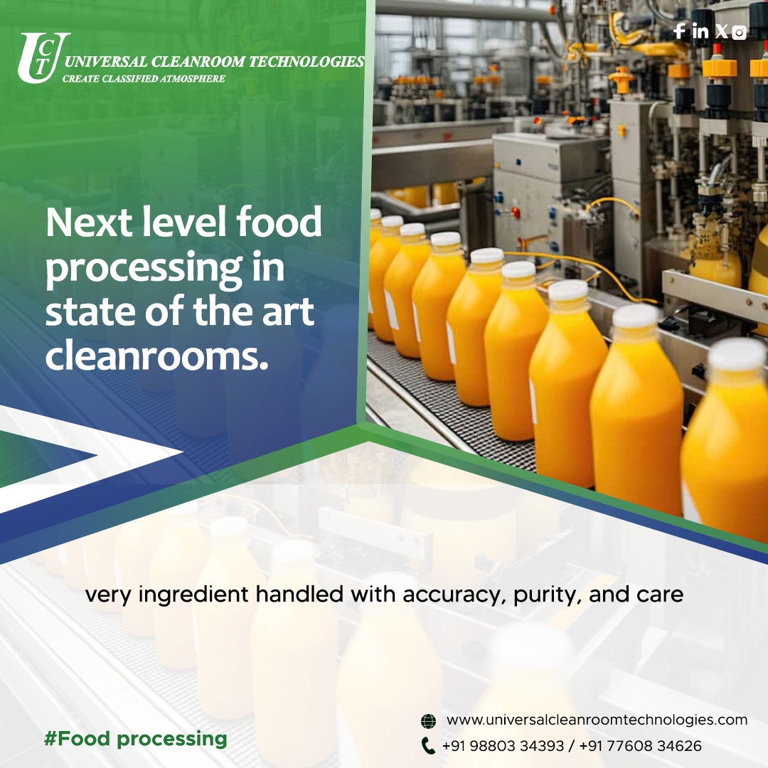 cleanroomtechno's tweet image. Food processing!
 Next-level food processing in state-of-the-art cleanrooms.
#safefood #foodindustry #precisionprocessing #CleanroomStandards #foodtech #PurityMatters 
📞 Call us: +91 98803 34393 | +91 77608 34626
🌐 Visit Us: universalcleanroomtechnologies.com
