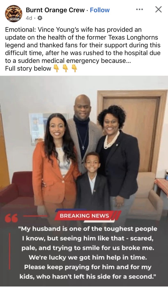 This is totally not true. VY and I did our podcast this morning and is healthy as ever!