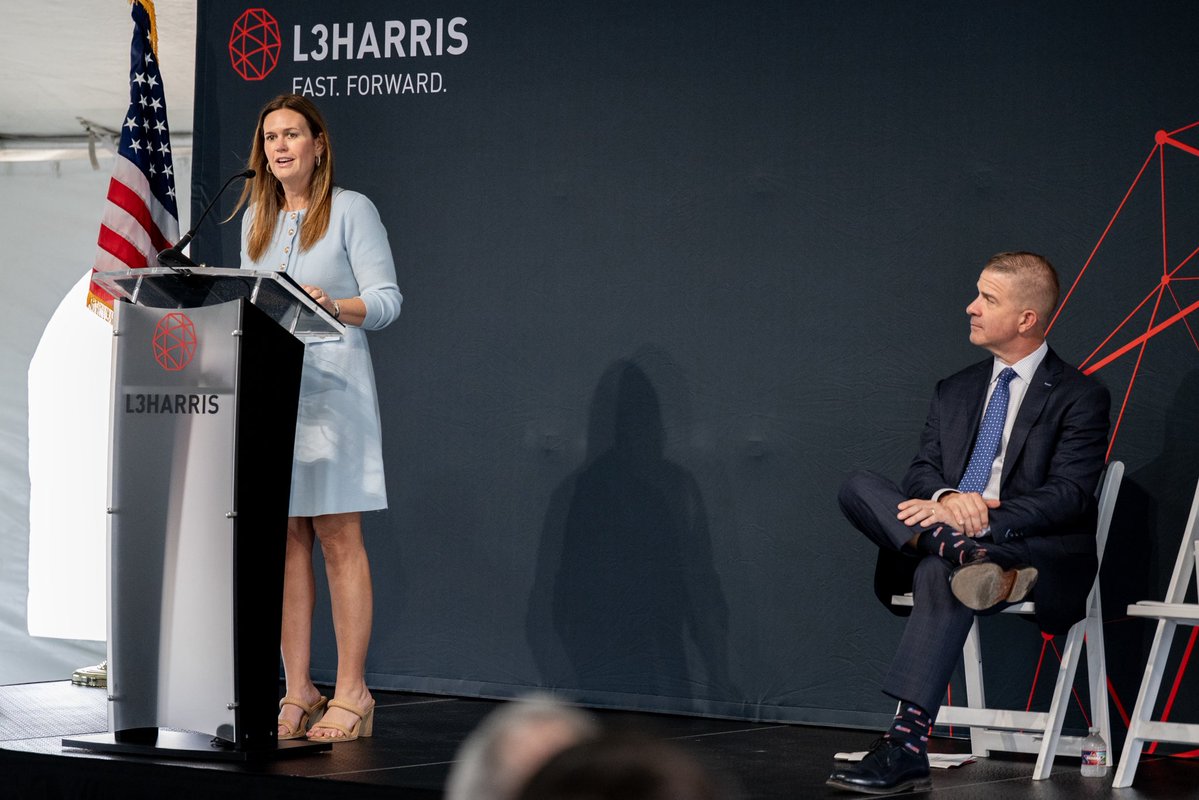 SarahHuckabee's tweet image. Security doesn’t move on its own, something has to propel it.

@L3HarrisTech’s expansion in Camden will boost rocket motor output 6x, pushing America’s defense forward.

It’s not rocket science why Arkansas fits the mission: a pro-defense climate and a world-class workforce.