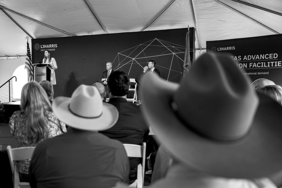 SarahHuckabee's tweet image. Security doesn’t move on its own, something has to propel it.

@L3HarrisTech’s expansion in Camden will boost rocket motor output 6x, pushing America’s defense forward.

It’s not rocket science why Arkansas fits the mission: a pro-defense climate and a world-class workforce.