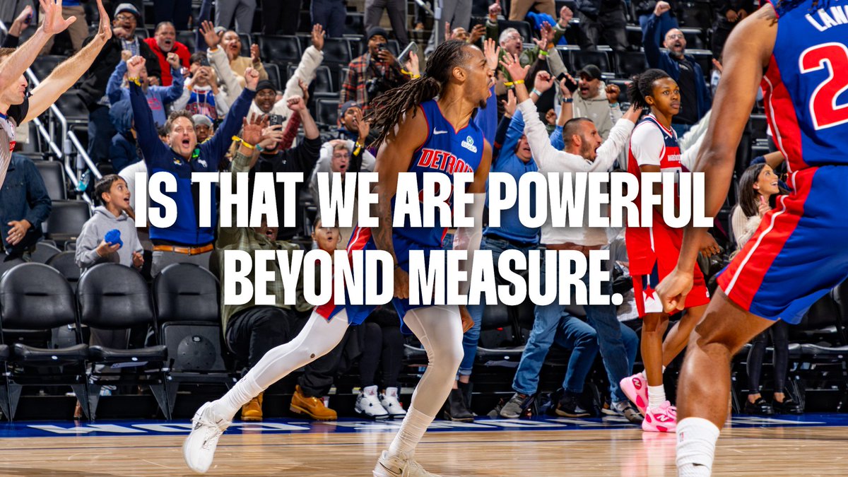 DetroitPistons's tweet image. Through the highs and the lows. This is #DetroitBasketball.