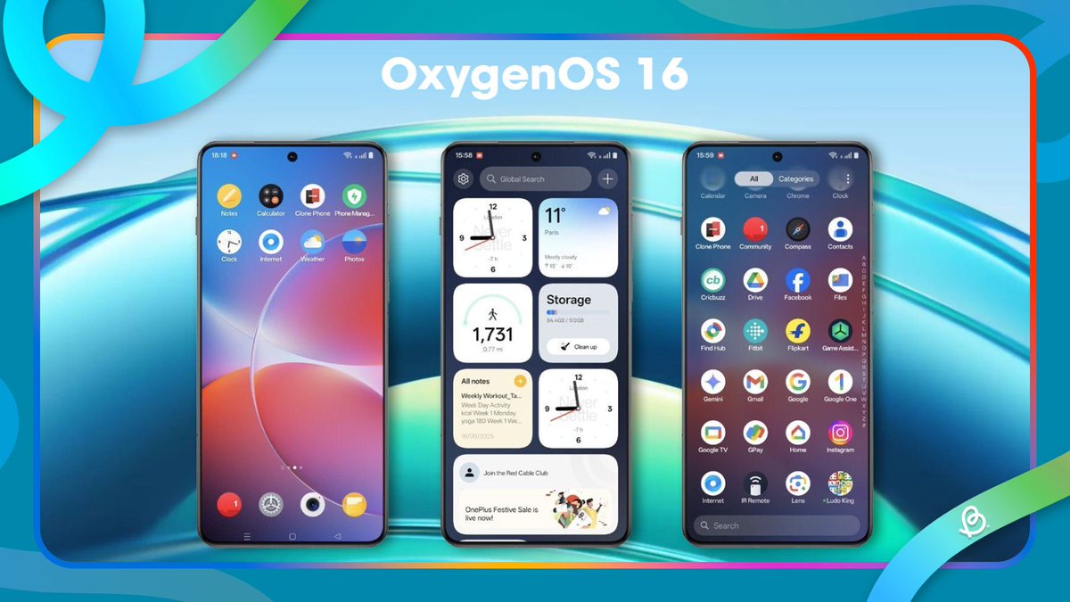 1992kaushal's tweet image. ⚔️ #OxygenOS vs #HyperOS — Side-by-Side Comparison

🎨 DESIGN
OxygenOS: Clean, minimal, near-stock
HyperOS: Modern, animated, new control center

⚡ PERFORMANCE
OxygenOS: Faster app launches, lighter system
HyperOS: Smart scheduling + AI optimization

🎮 GAMING
OxygenOS: Stable…