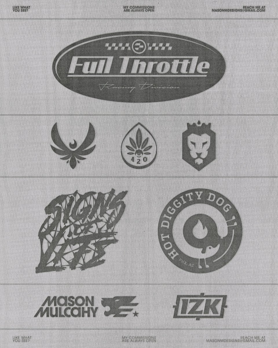 Some logos &amp; type I've designed pt.3