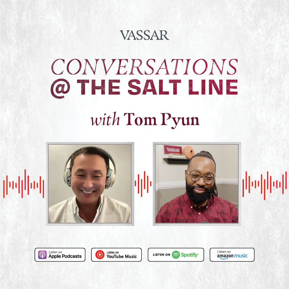 thp100's tweet photo. Back in April, I was a guest on Vassar College's official podcast, @ The Salt Line, hosted by the talented and charismatic Wesley Dixon. We discussed the process of writing a debut novel and the enduring relevance of a high-quality liberal arts education in the digital age. https://t.co/6Z9tf1a5AI