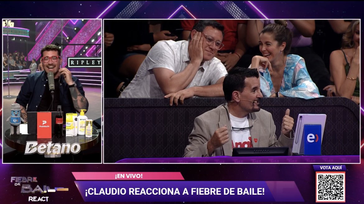 angelina_giglio's tweet photo. JAJAJAJAJAJA! El mejor momento de la noche 😂 #FiebreDeBaileCHV @ClaudioMichaux https://t.co/IDogy124Jv