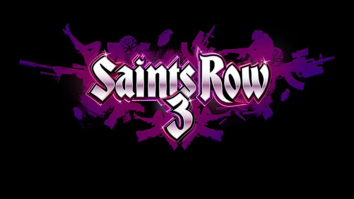 Earlier version of Saints Row: The Third's logo, when the game simply went by "Saints Row 3"