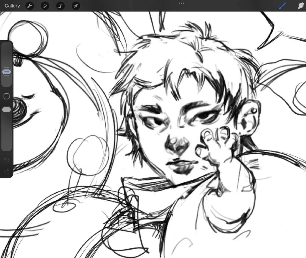 3HRZZ's tweet photo. this sketch of alexis is high key all i have for now 😭🥀

#sketch https://t.co/WoYKjAoucY