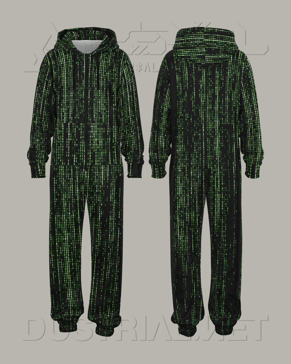 dustrial's tweet image. This seemed necessary
#matrix #jumpsuit