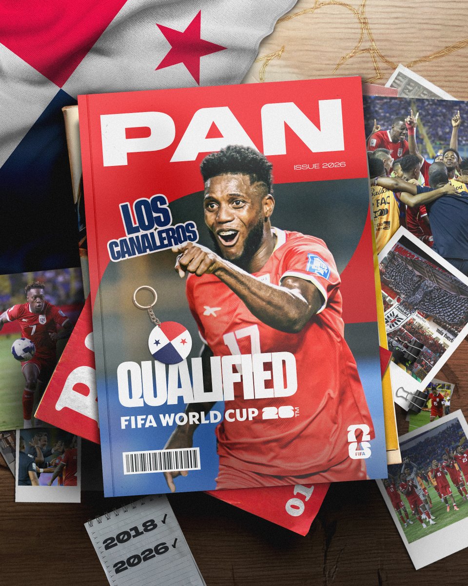 ¡Panamá jugará la #CopaMundialFIFA por segunda vez en su historia! 🇵🇦 

#Somos26