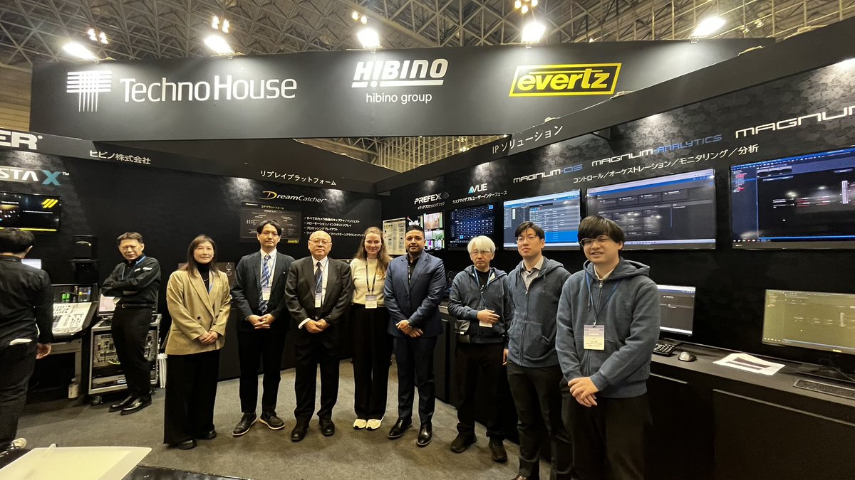 THaudio's tweet image. 今年もInterBEEが始まりました。
テクノハウスはWOWOWさまにもご導入いただいたカナダevertzのIPシステムを展示しています。ホール3 コマ番号3410です。

そして、同業者の皆様、無事に三日間乗り切りましょう。よろしくお願いします。
#interbee2025