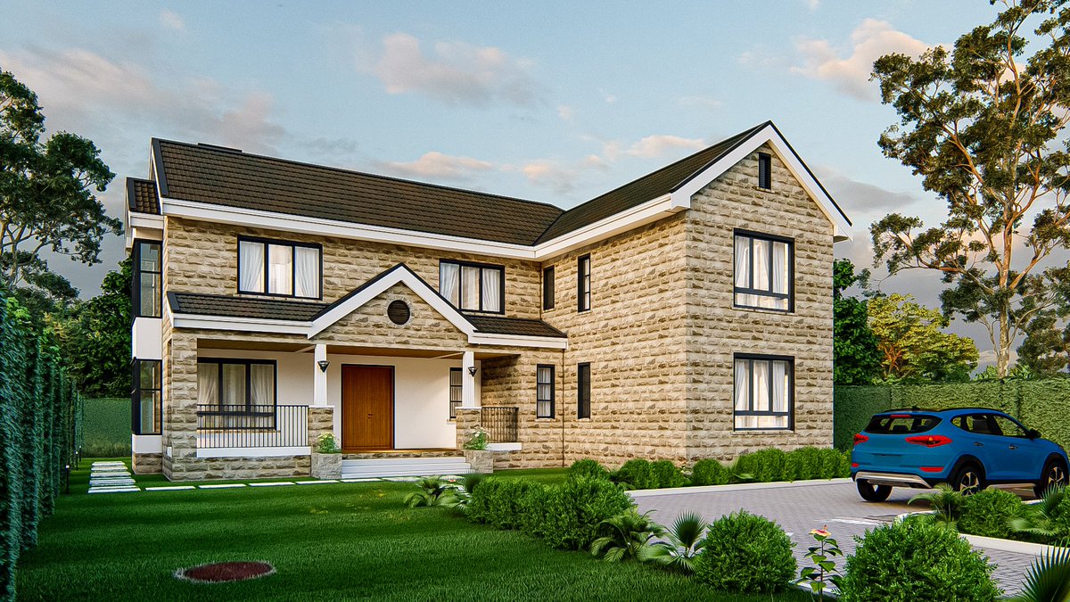 HouseDesignsKe's tweet image. An exciting farm house design project that we handled sometime back.