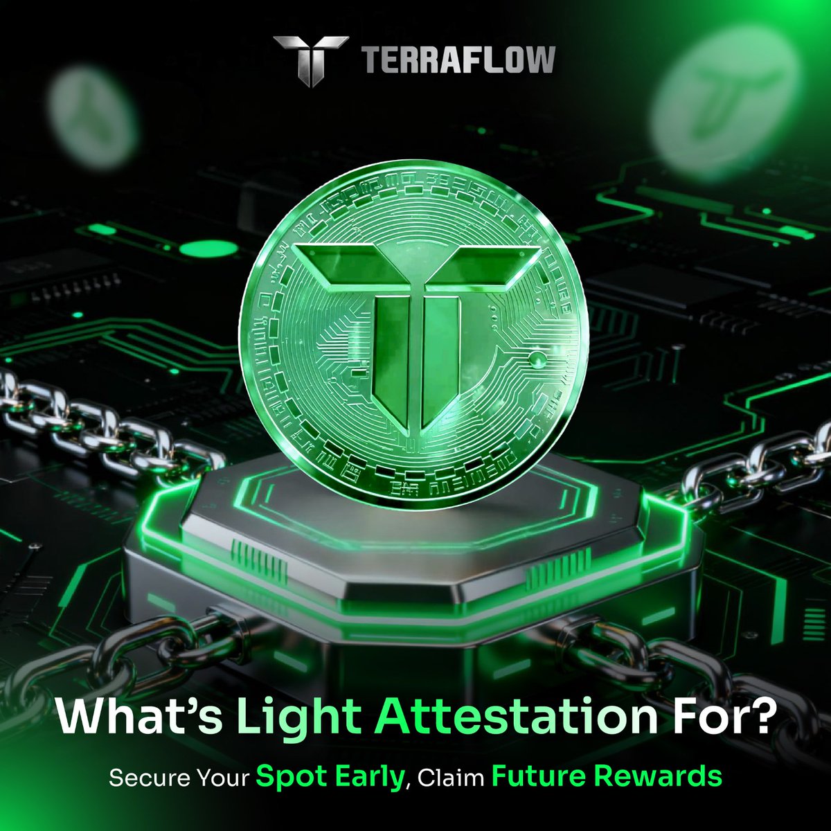 Terra_FlowWeb3's tweet image. 🚀 TerraFlow | What’s Lightweight Ownership Verification For? One Sentence: Secure Your Spot, Reap Early Rewards!
TerraFlow’s lightweight verification is the very first and most accessible step in the ecosystem.
Every action you take now is permanently recorded on-chain,…
